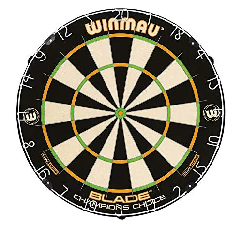 Dartscheibe Winmau Champions Choice Dual Core 3023 - Funsport Dartscheibe mit patentierter Dual-Core-Technologie für optimales Spielvergnügen und verbesserte Haltbarkeit.