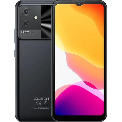 Cubot Note 21 - 6GB RAM, 128GB Speicher, Schwarz - Handy ohne Vertrag mit 50 MP Dual-Kamera, 5200 mAh Akku für den ganzen Tag und Android 13 für die neuesten Funktionen.