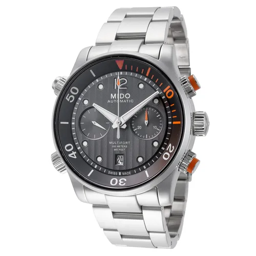 Mido Herren Multifort 44mm Automatische Armbanduhr - Armbanduhr für Herren mit 200m Wasserdichtigkeit und kratzfestem Saphirglas. Perfekt für stilvolle Auftritte und Abenteuer!