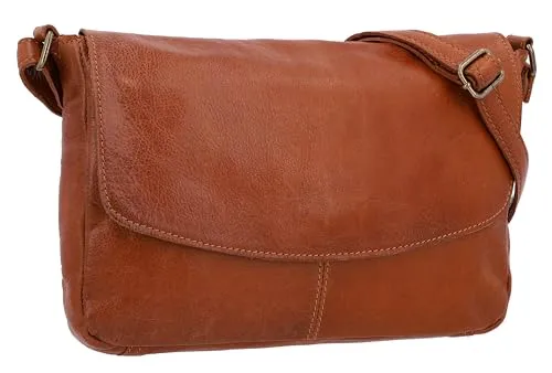 Gusti Leder Umhängetasche Maisie - Elegante Umhängetasche mit doppeltem Verschluss für Sicherheit, perfekt für Alltag und besondere Anlässe - stilvoll und praktisch zugleich.