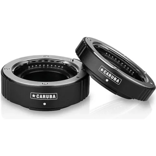 Caruba Verlängerungsrohr-Set für Fujifilm Chroom (Type II) D135382 - Praktisches Set mit zwei Zwischenringen (11 mm & 16 mm) für kreative Makrofotografie. Flexibel einsetzbar – einzeln oder kombiniert für beeindruckende Nahaufnahmen.