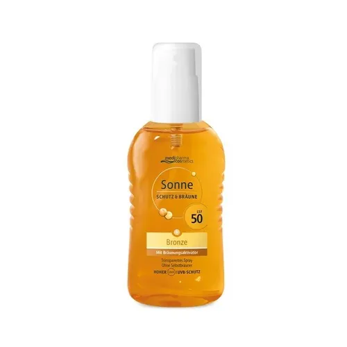 Medipharma cosmetics Sonne Schutz&Bräune Bronze Pump-Spray LSF 50 200 ml