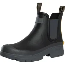 Barbour Nimbus Gummistiefel Schwarz 44.5 EU - Zeitloser Outdoor-Stil - Die Barbour Nimbus Gummistiefel kombinieren klassischen Stil mit Funktionalität. Die robuste Sohle sorgt für Stabilität, während elastische Seiten für hohen Tragekomfort und Bewegungsfreiheit sorgen. Ideal für jedes Wetter.