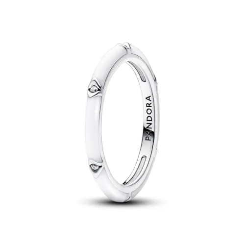PANDORA ME Steine & Emaille Ring aus Sterling Silber mit Cubik Zirkonia, Größe: 52, 193089C01-52