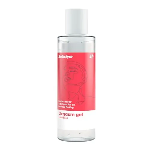 Satisfyer Orgasmus Gel 100 ml | Wasserbasiert und Stimulierend - Gleitmittel für Frauen mit einzigartiger Stimulation und langanhaltender Gleitfähigkeit. Ideal für mehr Spaß und prickelnde Intimität, dermatologisch getestet und kondomverträglich.