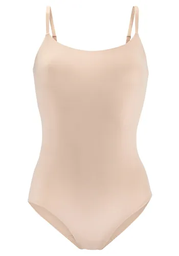 LASCANA Body aus elastischer Microfaser-Qualität, beige - Unterwäsche-Bodies aus elastischer Microfaser-Qualität für optimalen Tragekomfort und eine figurbetonte Passform. Verstellbare Spaghettiträger sorgen für perfekten Sitz.