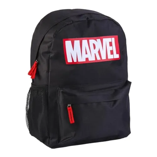 CERDÁ LIFE'S LITTLE MOMENTS Mochila Escolar de Marvel para Adolescentes con 2 Compartimentos, Espalda Ergonómica y Asas Ajustables, Material Unisex niños, Multicolor, Talla única