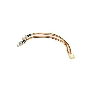 StarTech.com Molex 3pin Y-Kabel für Lüfter - Netzsplitter für Lüfter - 3 PIN Internal Power (W) - 3 PIN Internal Power (M) - 15 cm (TX3SPLITTER)