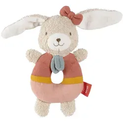 Fehn Greifling fehnNATUR, Altrosa, Textil, 15x4.8x22 cm, female, Geräuscheffekte, Spielzeug, Babyspielzeug, Greiflinge
