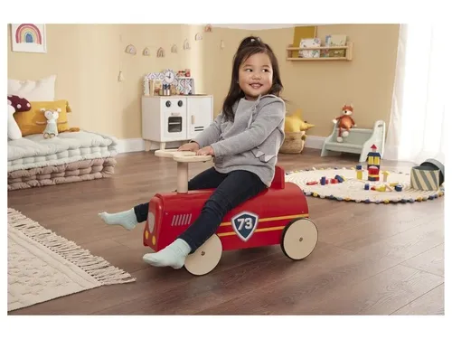 Playtive Rutscherauto - Echtholz Retro Design für Kinder ab 2 Jahren - Spielen und Lernen mit dem Playtive Rutschauto! Perfekt für Kinder ab 2 Jahren, fördert die motorischen Fähigkeiten und sorgt für unvergesslichen Fahrspaß!