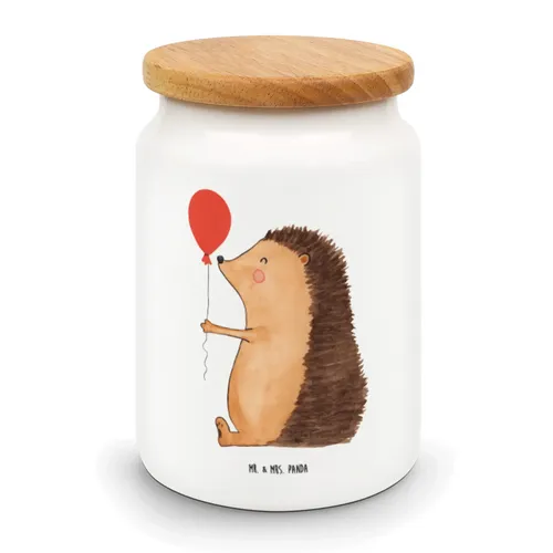 Vorratsdose Igel Luftballon - Geschenk Geburtstagskind Tiere Aufbewahrungsdose
