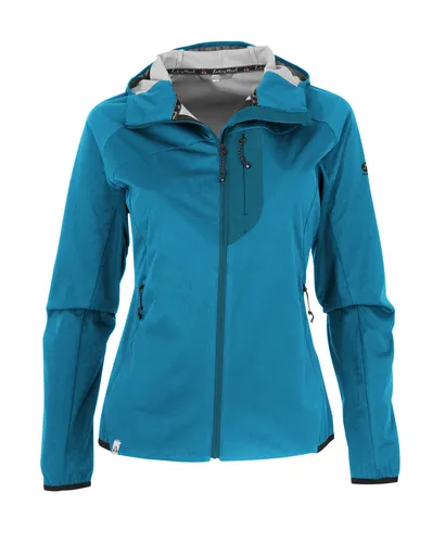 Maul Softshelljacke Wildbarren 3.0 – wind- und wasserdicht für Damen - Windbreaker für Outdoor-Aktivitäten, atmungsaktiv und feuchtigkeitsregulierend, ideal für Wanderungen und Städtetrips, mit praktischen Reißverschlusstaschen und Kinnschutz.
