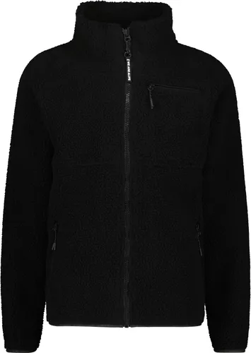 Alife And Kickin RocAK G Teddy Jacke, schwarz, Größe S für Männer - Funktionsjacken - Kuschelige Plüschjacke aus weichem Teddyfleece mit praktischen Reißverschlusstaschen für sicheren Stauraum und optimalen Komfort.