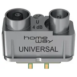 Homeway HAXHSM-G0200-C002 HW-ET2 Koaxmodul - Universal Koaxmodul für SAT, Kabel-TV und Radio, DiSEqC-fähig, ideal für vielseitige Anwendungen in der Wohnung.