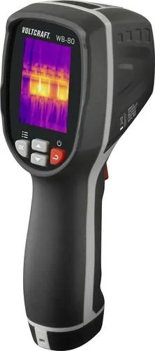 VOLTCRAFT WB-80 Wärmebildkamera - Temperaturmessbereich -20 bis 600 °C, 32 x 32 Pixel, ergonomisches Design mit Cold- und Hot-Spot-Tracking Funktion