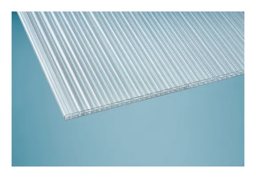 Premium Polycarbonat Hohlkammerplatte X-Struktur 980 x 2000 x 16 mm - Klar - Hochwertige Polycarbonatplatte für optimale Lichtdurchlässigkeit und Isolierung, ideal für Gewächshäuser und Überdachungen.
