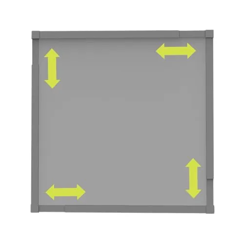 Nematek Teleskop Pollenfilter Fenster - Fliegenschutz ohne Bohren - Fliegenabwehr: Flexibel anpassbares Pollengitter für Fenster bis 110 x 140 cm, mit integriertem Pollenschutzgewebe und einfacher Montage ohne Sägen.
