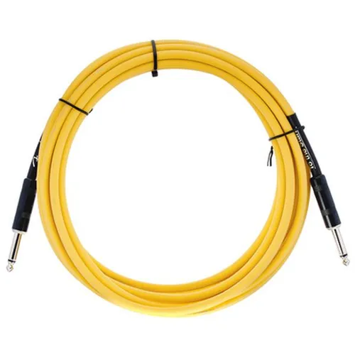Fender Tom DeLonge To The Stars 6m Kabel Graffiti Yellow - HiFi-Kabel mit 6 Metern Länge, 90%iger OFC-Spiralabschirmung für besten Klang und einzigartigem "To The Stars"-Design in Graffiti Yellow.
