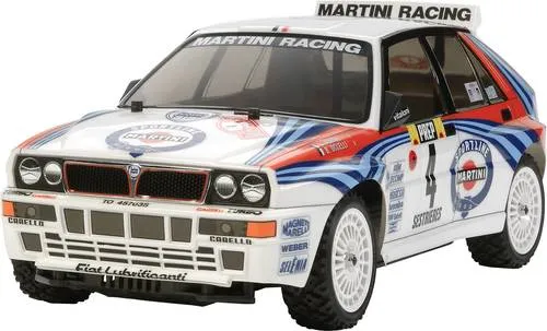 TAMIYA TAM58569 - 1:10 RC XV-01 Lancia Delta HF Integrale, Schwarz - RC-Modelle mit 4WD-Chassis und robustem Design, ideal für anspruchsvolle Offroad-Abenteuer.
