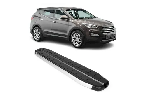 OMAC Kfz-Schmutzfänger für Hyundai Santa Fe 2013-2018, Rutschfest & Haltbar - Hochwertige 2-tlg. Schmutzfänger aus Aluminium für optimalen Schutz. Ideal für den Einsatz an Seitenbrettern, robust und korrosionsbeständig.