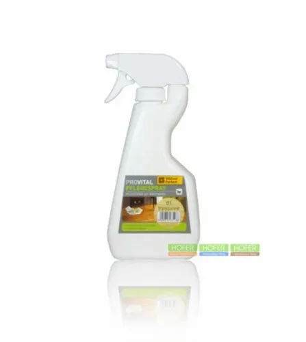 PROVITAL Pflegespray. 500ml Weitzer Parkett Parkettpflegemittel inkl. Auftragstücher Set