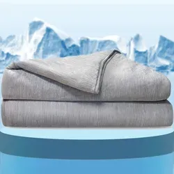 Pasper Kühldecke 130 x 170 cm - selbstkühlende Sommerdecke für optimalen Schlafkomfort - Bettdecken mit sofortiger Kühlwirkung dank Arc-Chill-Technologie, die die Hauttemperatur um bis zu 5°C senkt. Ideal für warmes Schlafklima und Pflegeleicht.