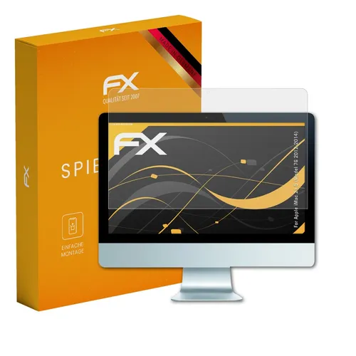 atFoliX Schutzfolie für Apple iMac 21,5 (Model 7G 2012-2014) matt&stoßfest