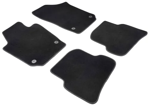WALSER Auto-Fußmatten Passform Pre für SEAT IBIZA IV - Automatten mit Luxus-Teppichdesign, passgenau für SEAT IBIZA IV, bieten perfekten Schutz und stilvolle Optik für Ihr Fahrzeug.