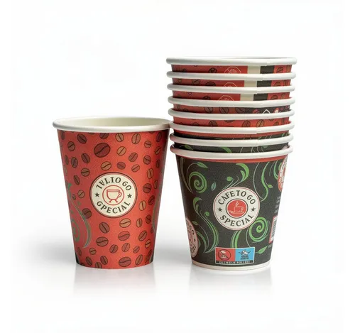 NoblesBox Coffee-to-go-Becher Kaffeebecher 180ml - Pappbecher 7oz - Einwegbecher Gastronomie, 1000-tlg., Ideal für Kaffee, Tee, Heißgetränke, Kaltgetränke