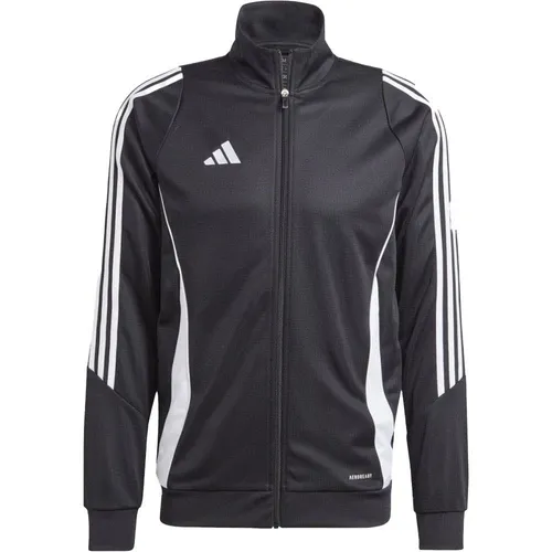 Adidas TIRO24 Trainingsjacke - Schwarz, feuchtigkeitsabsorbierend - Trainingsjacke für optimale Performance, ausgestattet mit AEROREADY Technologie für ein trockenes Tragegefühl und praktischen Reißverschlusstaschen.