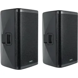 Pronomic Paar C-215 MA - Aktive 2-Wege Bi-Amp Box Lautsprecher - Lautsprecher mit 500 W Leistung und Bluetooth, ideal für Partys und Events mit kraftvollem Sound und flexibler Konnektivität.
