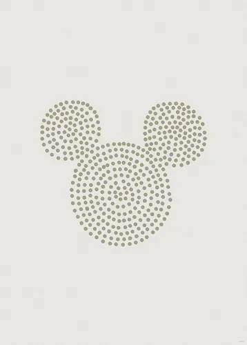 Komar Bild Mickey´s Score, Disney (1 St), Wandbild zur Dekoration im Kinderzimmer - ohne Rahmen