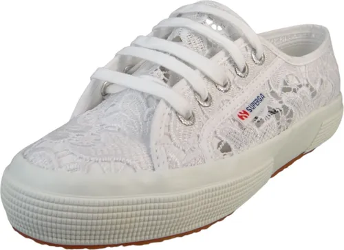 Superga Sneaker Baumwolle, Gr. 40 - Weiß Kombi - Sneaker für jeden Tag, ikonisches Design, hochwertige Verarbeitung und unschlagbare Bequemlichkeit. Ideal für casual Looks und ein Must-have in jedem Kleiderschrank.