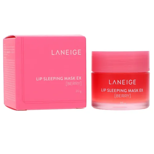 LANEIGE Lippen-Schlafmaske Beere, 20 g - Lippenpflege – Intensiv regenerierende Maske für samtweiche Lippen, angereichert mit Beerenextrakten und Vitamin C, ideal für trockene und rissige Lippen. Genießen Sie einen fruchtigen Duft und optimale Feuchtigkeit über Nacht.