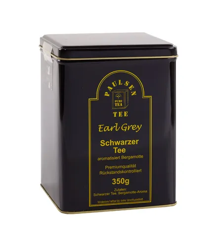 Paulsen Earl Grey, schwarzer Tee, Teedose