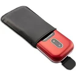 caseroxx Slide-Etui für Doro 6060 / 6061 / Leva E30, Tasche für optimalen Schutz - Schwarz