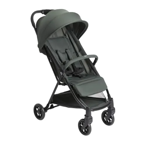 Chicco Kinder-Buggy Urbino grün - Kinderwagen mit UV50+ Schutzverdeck, verstellbarer Rückenlehne und einhandmechanismus, ideal für aktive Eltern.