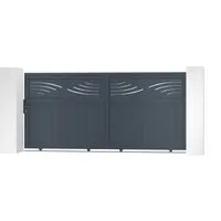 Casanoov Elektrisches Schiebetor Halti 300x140cm mit Ranger C300 Antrieb - Praktisches Set für ein elektrisches Schiebetor aus Aluminium, inkl. Antrieb für bis zu 300kg. Ideal für sichere und komfortable Zugänge im Außenbereich.