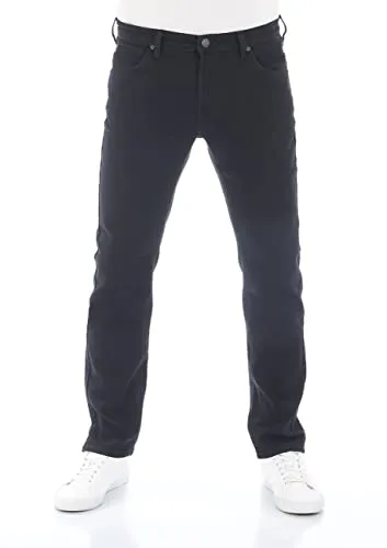 LEE Herren Stretch Regular Fit Daren Jeanshose - Rinse Black, w38 - Moderne Regular Fit Jeans für Herren aus hochwertigem Baumwoll-Stretch-Mix. Bequem, alltagstauglich und mit verstärkten Nähten für lange Haltbarkeit. Ideal für lässige Looks.