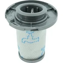 AllSpares Aktivkohlefilter Trennfilter Staubsaugerfilter geeignet für Rowenta X-Force Flex | Ersatz für ZR009007 | Ø46/90 x 90 mm - Silber/Schwarz