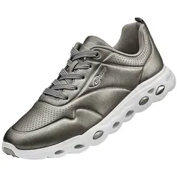 ARA Energystep Malibu Taupe-Metalic Synthetik 38,5 EU - Damen-Sneaker aus hochwertigem Synthetik, mit schickem silbernen Design für ultimativen Komfort und stilvollen Auftritt.