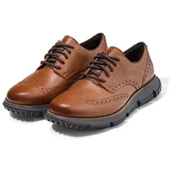 Cole Haan 4.ZEROGRAND WINGTIP WINTER OXFORDS Schnürschuh hoher Tragekomfort, moderner Sneaker braun 42,5 EU