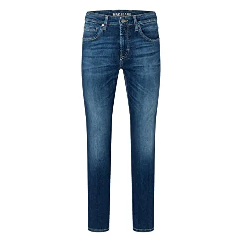 Drivers Jeans "Arne Pipe" Vintage von MAC | Gr. 36/32 | Neu mit Etikett - Herren Jeans in Slim Fit, mittlere Bundhöhe und Tapered Stil, ideal für jede Jahreszeit. Hochwertiger Denim aus Baumwolle und Elasthan für besten Tragekomfort.