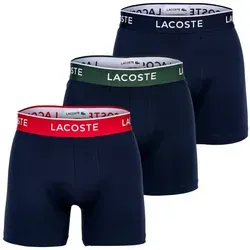 Lacoste Trunks im 3er-Pack, Größe L - Bequemer Baumwoll-Mix - Herrenunterhosen im praktischen 3er-Pack mit markantem Label-Bund. Der Baumwoll-Mix sorgt für optimalen Tragekomfort und eine bequeme Passform, ideal für den täglichen Gebrauch.