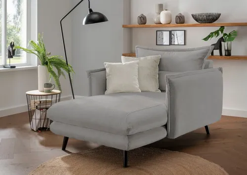 Home affaire Loveseat Lazio, moderner Sessel mit einer bequemen Polsterung, 2 Stk. Zierkissen