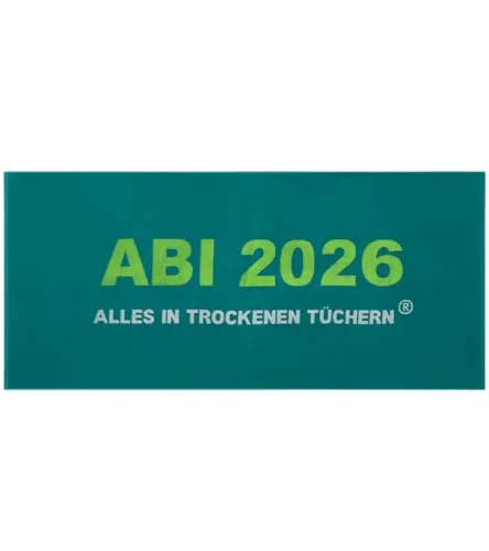 Egeria Strandtuch ABI 2026 – Frottier, 75x180 cm - Das Strandtuch ABI 2026 aus hochwertigem Frottierstoff bietet optimalen Komfort und ist ideal für Strand, Schwimmbad oder See. Genießen Sie entspannte Momente mit diesem praktischen Begleiter.