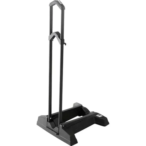 Fischer Fahrradständer Pro schwarz - Hochwertiger Fahrradständer aus Aluminium und Kunststoff, ideal für die sichere Abstellung von 1 Fahrrad. Perfekt für den Außenbereich.