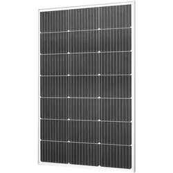 VEVOR Monokristallines Solarmodul 100W - IP65 wasserdicht - Hocheffizientes 100W Solarpanel mit robustem Aluminiumrahmen. Ideal für Autos, Boote und Flachdächer. Wetterfeste Bauweise für vielseitigen Einsatz und einfache Verkabelung.