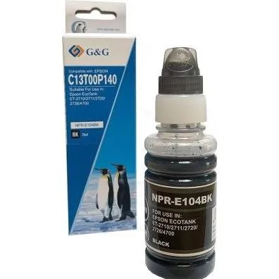 G&G EcoTank Tinte kompatibel mit Epson 104/ C13T00P140 (18719)