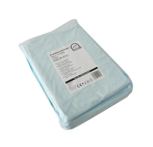Inkontinenzauflage Krankenunterlagen 60 x 90 cm, 12-lagig, 5er Pack Medi-Inn